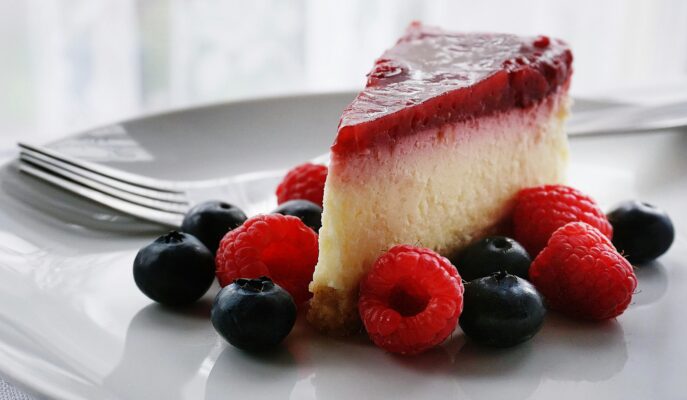 Photo by Suzy Hazelwood: https://www.pexels.com/photo/cheesecake-1126359/