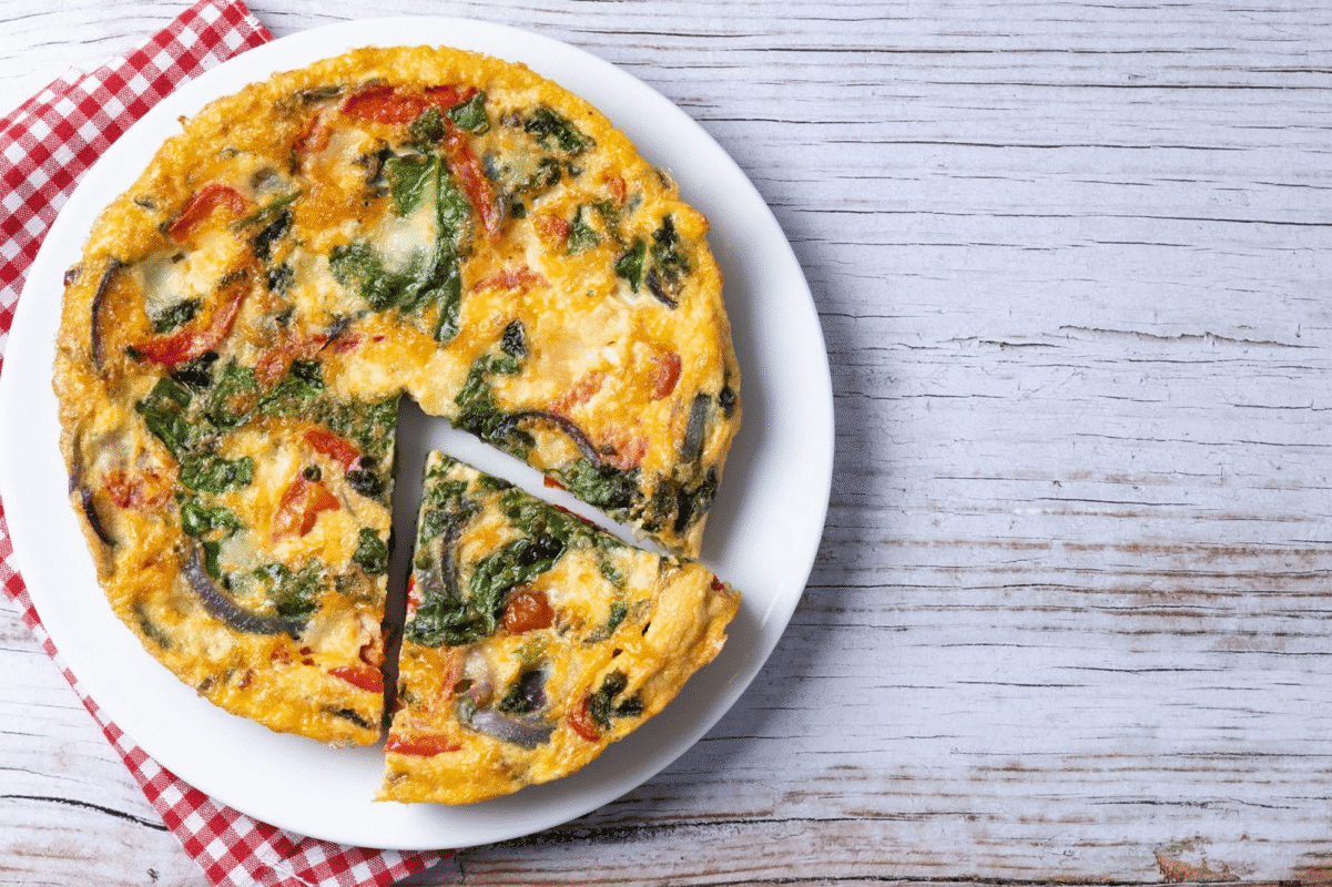 omelete-bayam